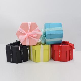 DIY Explosion Box Gift Surprise Love Paper Box Package Handmade Memory_1